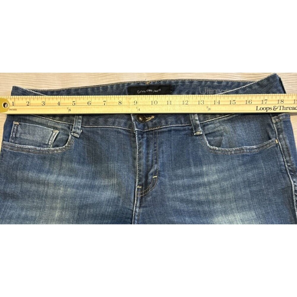 Calvin Klein Jeans Ultimate Boot Cut Regular Stretch Women's Size 32 X 14 - Picture 11 of 14